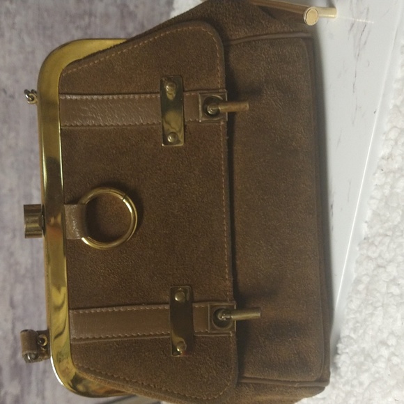 Vintage Roger Van S. Suede and Leather Stchel - Picture 3 of 9